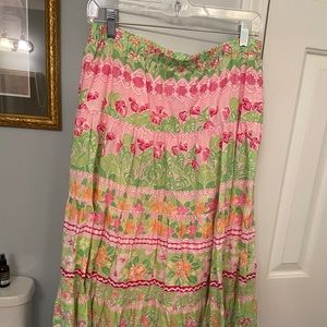 Vintage Lilly Pulitzer maxi skirt.